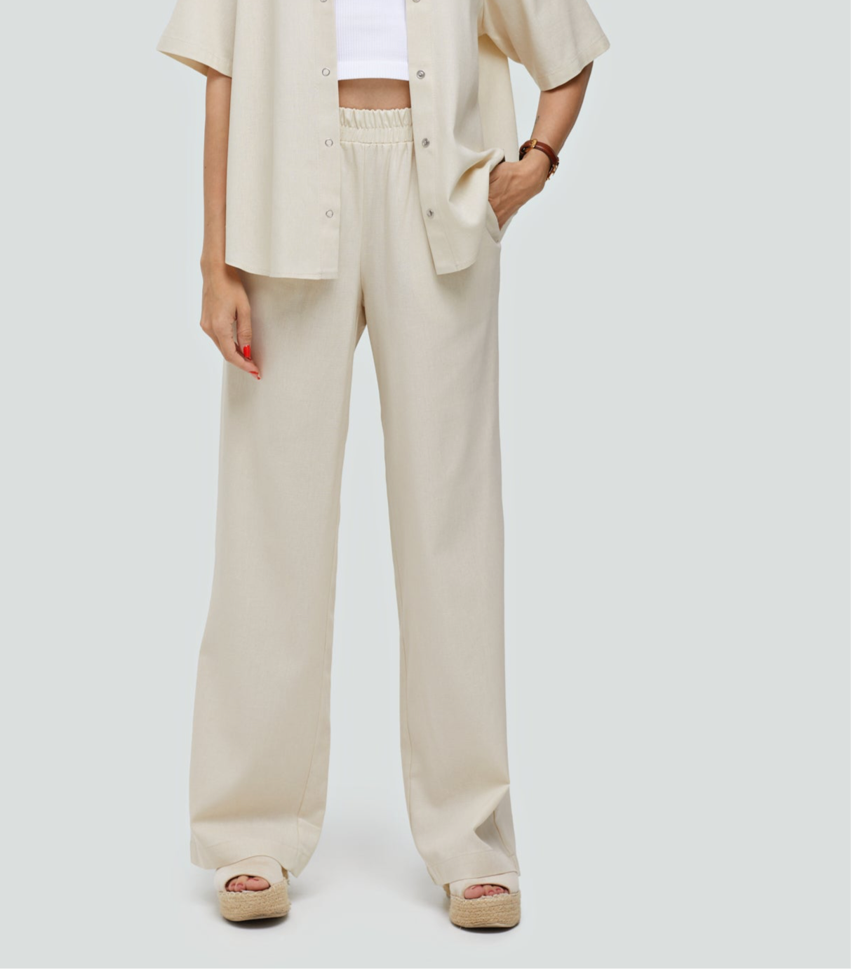 Kelnės "Linen & Viscose" (S dydis)