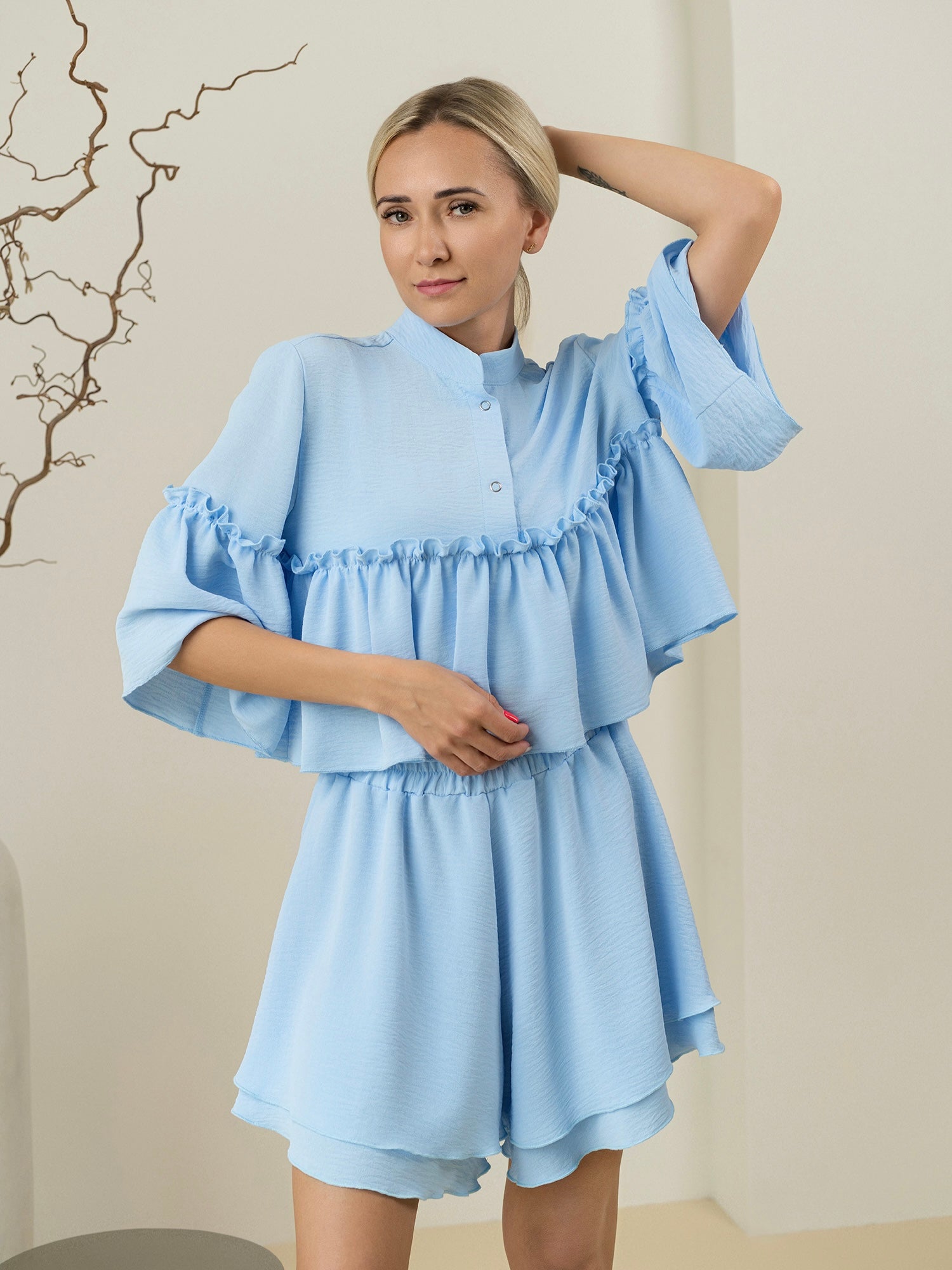 Palaidinės ir šortų komplektas "Summer Soul"