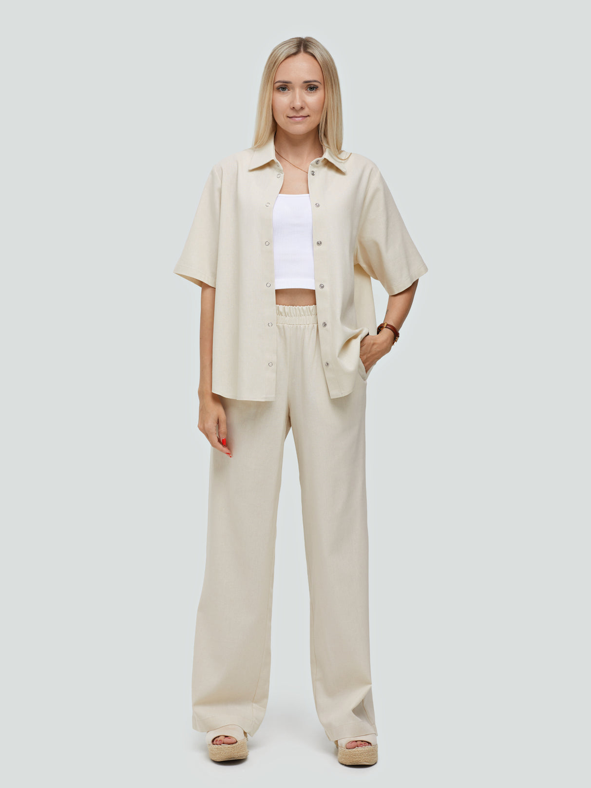 Kelnės "Linen & Viscose" (S dydis)