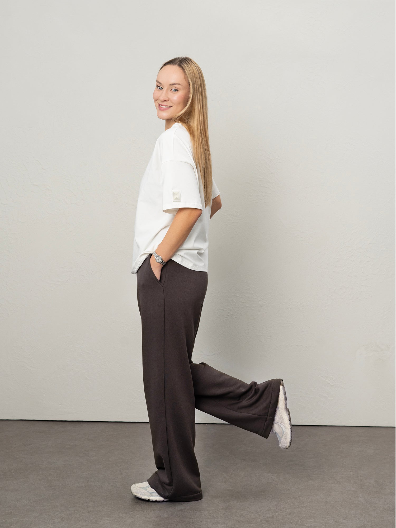 Marškinėliai "Flow" white