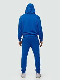 Mėlynas laisvalaikio kostiumas "Comfort" be pūkelio