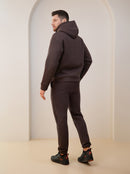 Šokoladinis laisvalaikio kostiumas "Comfort" su pūkeliu