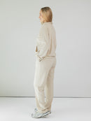 Veliūrinis laisvalaikio kostiumas "Soft glow beige"