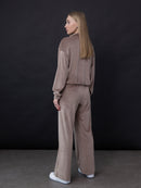 Veliūrinis laisvalaikio kostiumas "Soft shine Mocha"