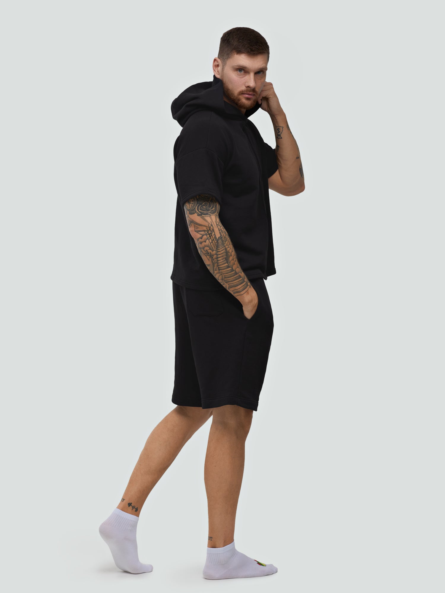 Juodas komplektas "Comfy"