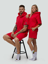 Raudonas komplektas "Comfy"