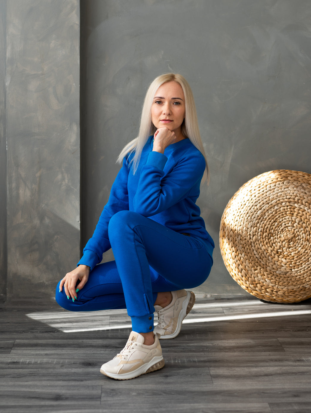 Mėlynas laisvalaikio kostiumas "Losma"